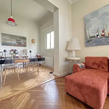 : 8 Pers, Proche Plage, Jardin, Parking, Wifi - Fr-1-474-275 شقة *